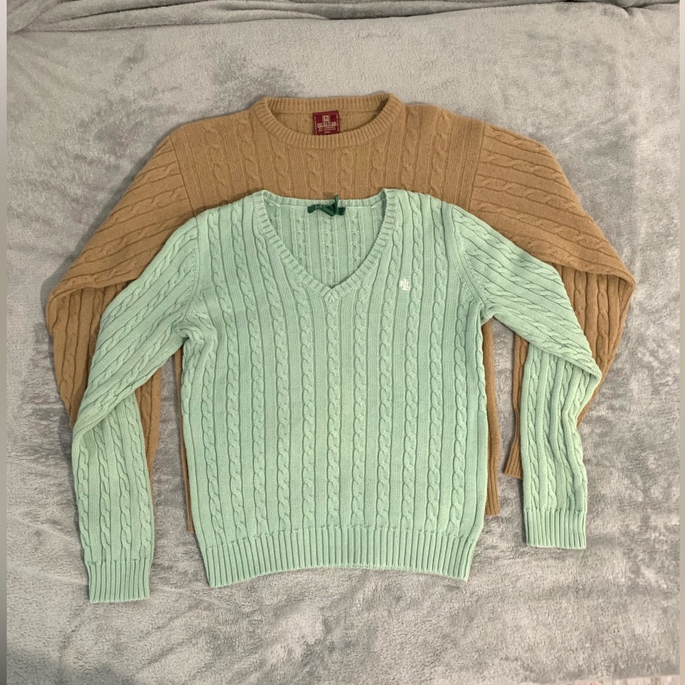 Ralph Lauren cable knit sweater